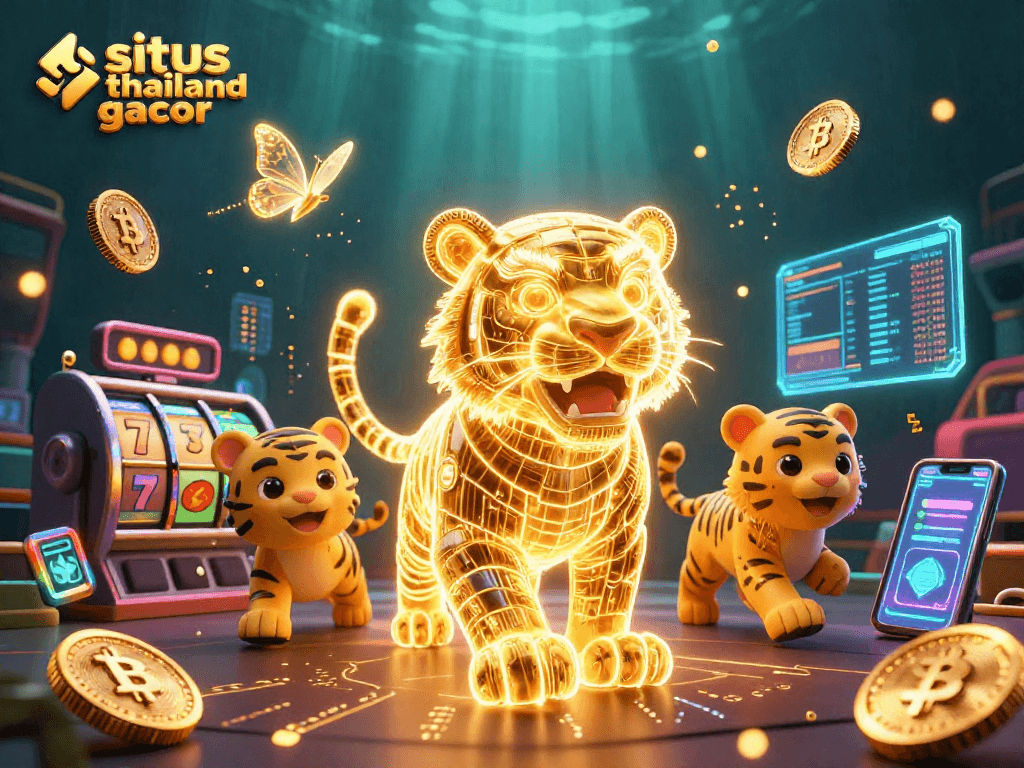 Engage with situs thailand gacor in an immersive casino experience featuring dynamic slot reels.