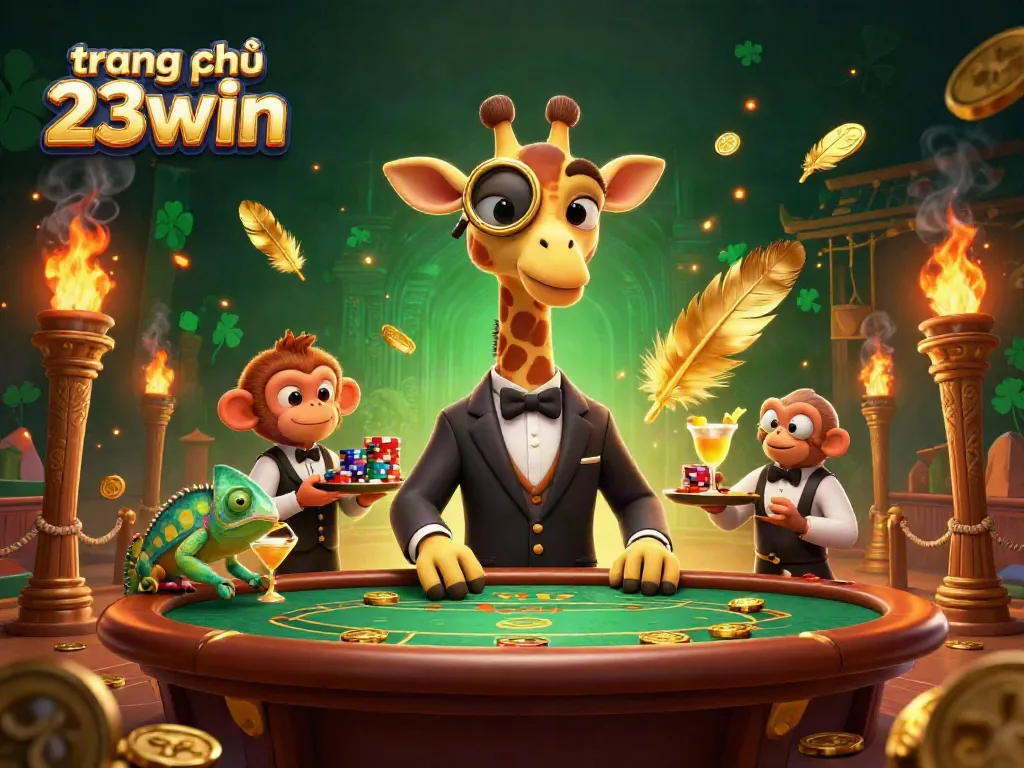 Experience fantastic gameplay at trang chủ 23win with vibrant 3D characters and casino elements.