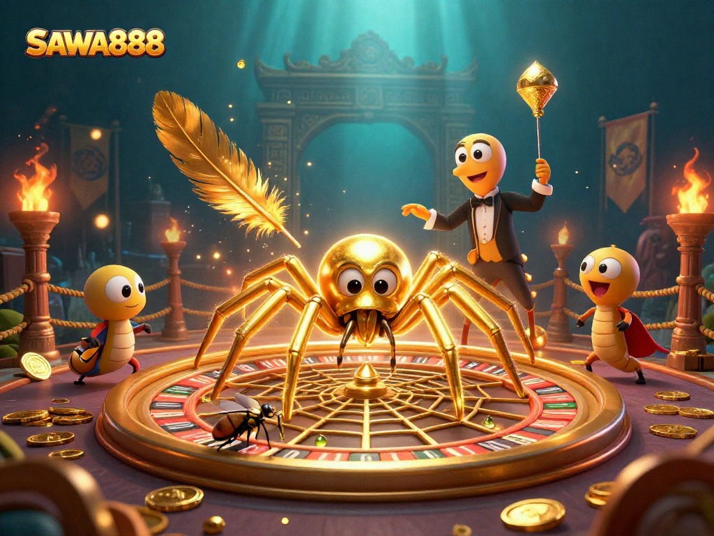 Engage in the thrilling world of gambling with SAWA888's vibrant roulette web.