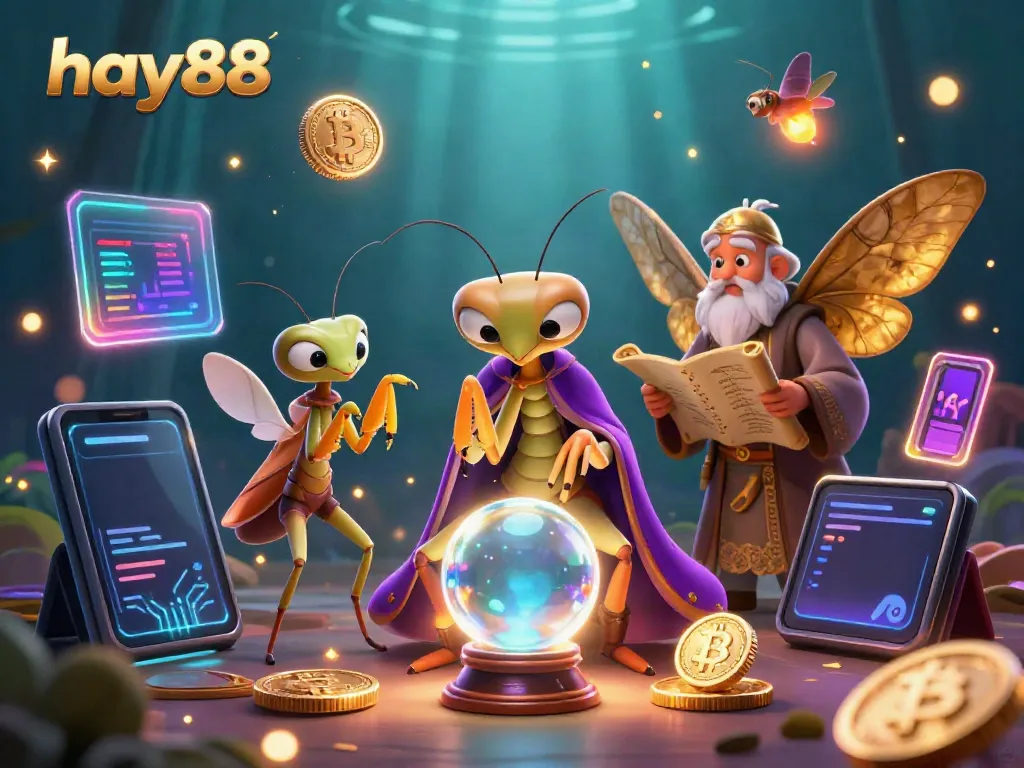 Experience strategic gameplay with hay88's vibrant casino elements in this dynamic illustration.