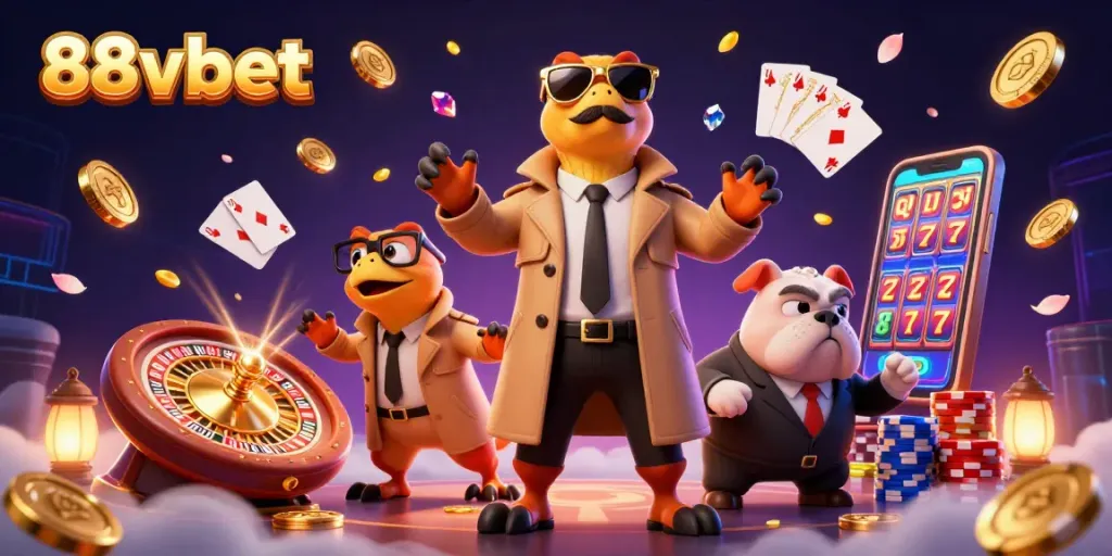 Experience thrilling entertainment at 88vbet with exciting game elements and fun 3D characters!