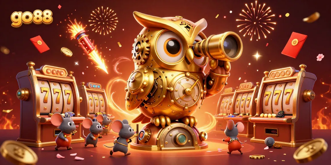 Experience the excitement at go 88 with a vibrant and dynamic casino scene featuring themed elements.