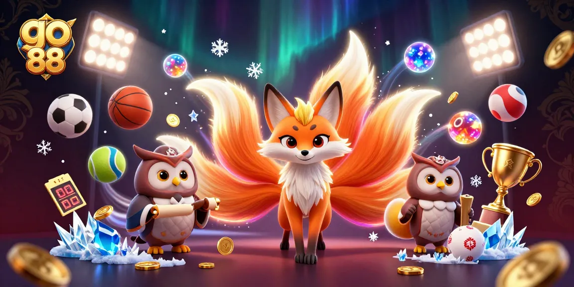 Experience the thrill of go 88 as a vibrant nine-tailed fox spirit guides players through dynamic sports gaming elements.
