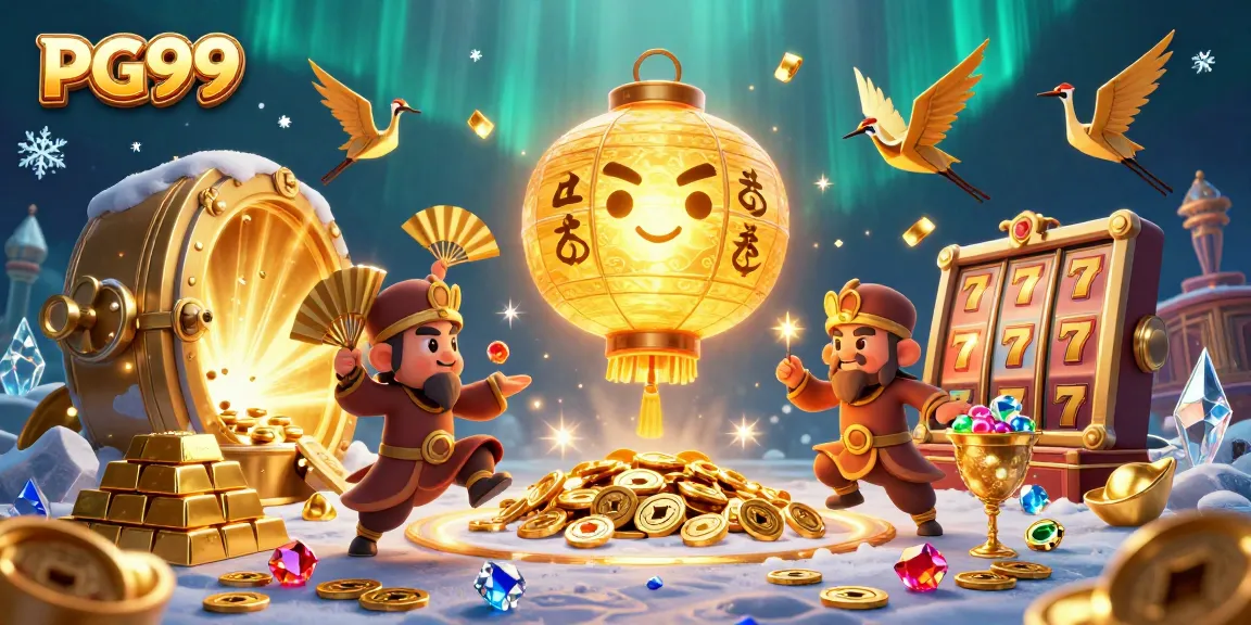 Engage in winning strategies at PG99 with a vibrant 3D illustration of a casino adventure.