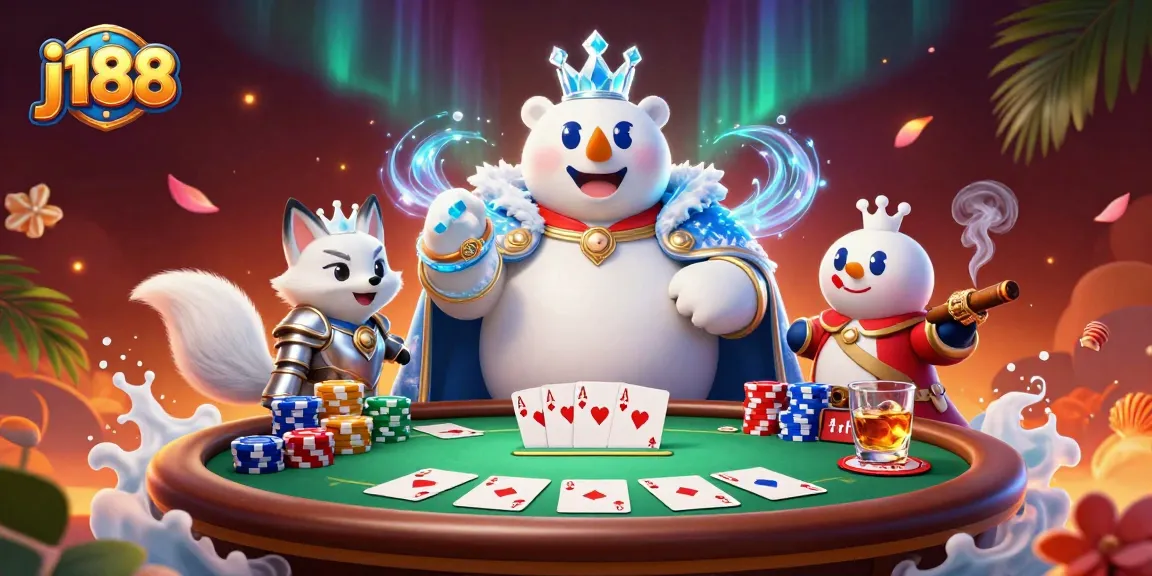 Experience thrilling luck and gaming with j188’s detailed casino adventure illustration.