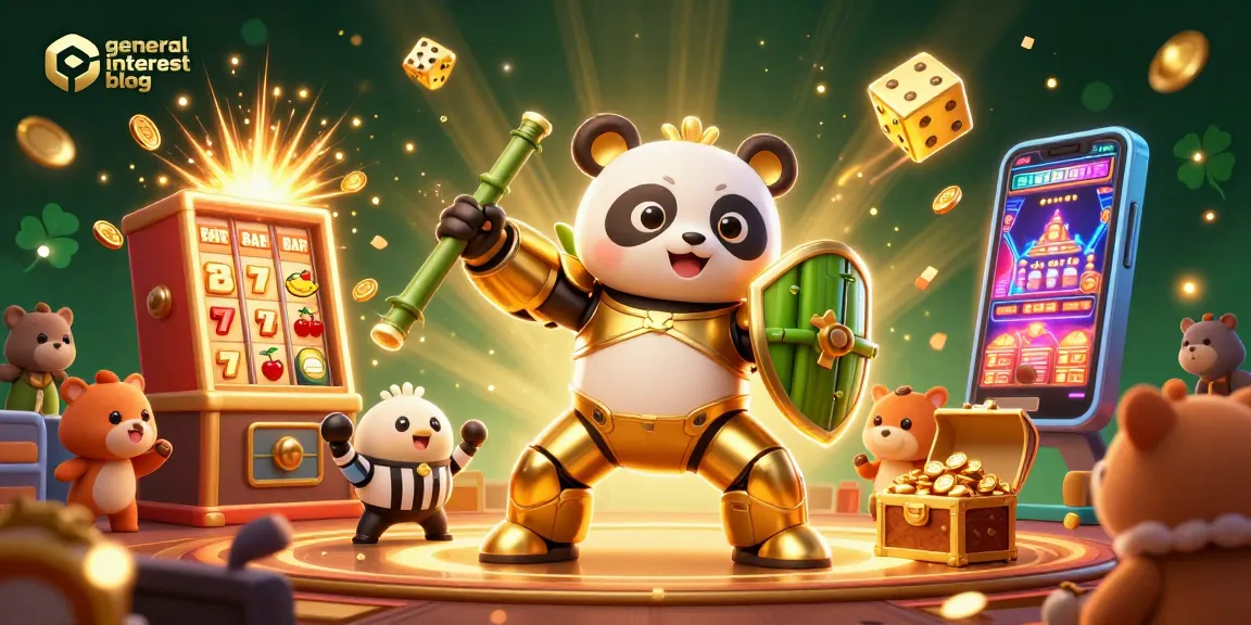 Engage in thrilling fun with a colorful general interest blog showcasing a vibrant casino scene.
