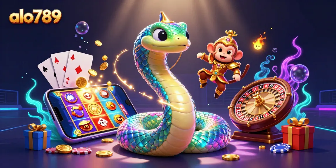 Alo789 players enjoying immersive gaming experience with jackpot slots, vibrant colors, and dynamic characters.
